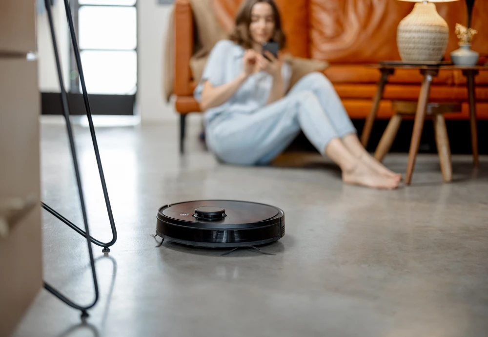 self cleaning vacuum robot